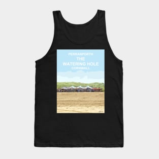 Perranporth Cornwall. Cornish gift Kernow Travel location poster Tank Top